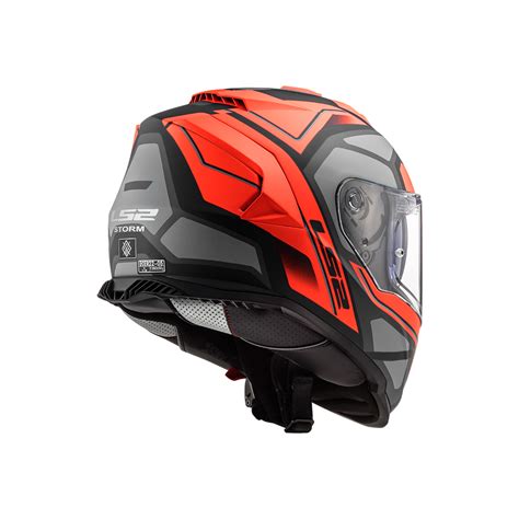 Capacete Ls Ff Storm Faster Vermelho Tit Nio