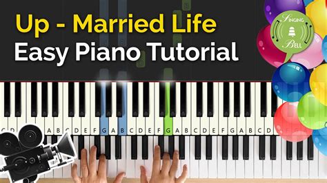 Up Married Life On The Piano Easy Piano Tutorial Soundtracks