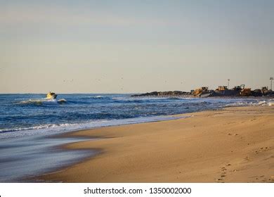 Lavallette Nj Beach Replenishment Operation Stock Photo 1350002000 | Shutterstock