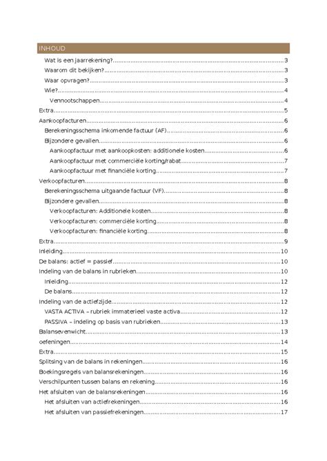 Samenvatting Boekhouden Inhoud Wat Is Een Studocu