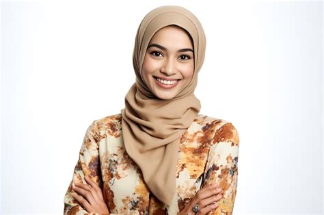 Premium Ai Image An Asian Happy And Friendly Malaysian Indonesian