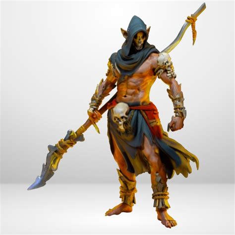 Hot Goblin 盲目の戦士 ミニチュア ホットゴブリン 槍使い 野蛮