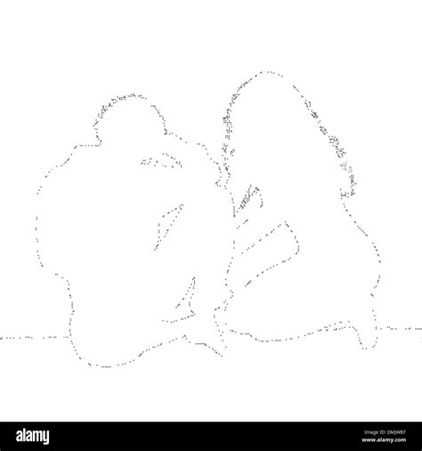 Sad couple and silhouette hi-res stock photography and images - Alamy