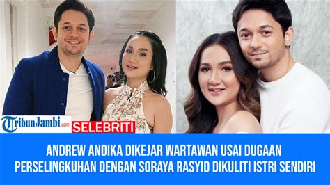 Andrew Andika Dikejar Wartawan Usai Dugaan Perselingkuhan Dengan Soraya