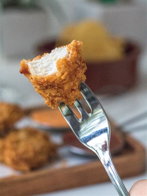 Hähnchen Nuggets Mit Tortilla Chips Panade