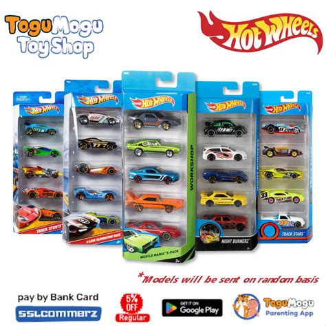 Hot Wheels 1806 5 Car Pack Assortment Togumogu