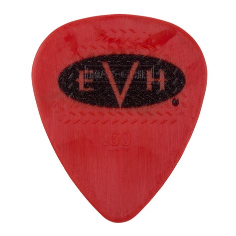 Evh Signature Picks Redblack 60mm 6 Pack 0221351202 Belfield