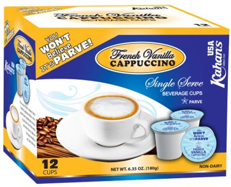 Kahan S French Vanilla Cappuccino Coffee Pods 12 Ct Kroger