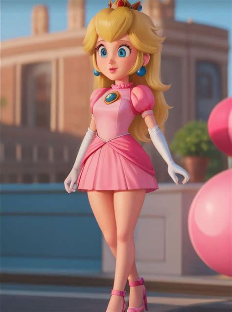 En Princesa Peach Princesa Peach Disfraz Personajes De