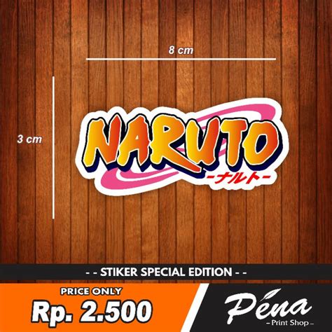 Jual Sticker Stiker Naruto Boruto Kartun Animasi Shopee Indonesia