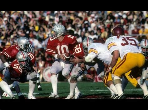 1980 Rose Bowl Ohio State Vs USC No Huddle YouTube