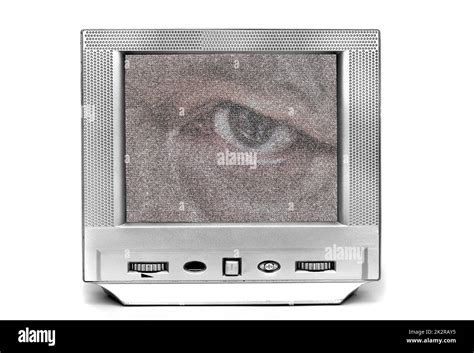 Big Eye On Tv Stock Photo Alamy