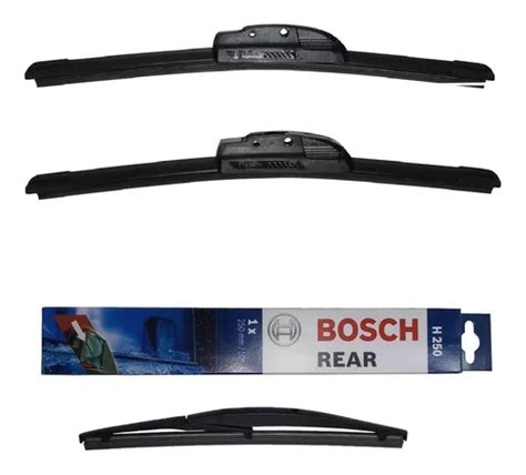 Kit Limpador Bosch Aerofit Refil Traseira Honda Hrv 2015 2016 2017