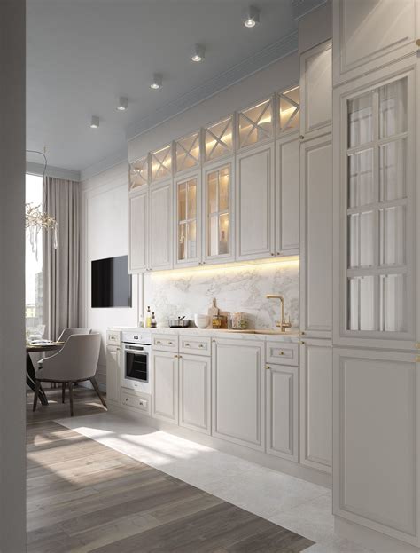 Modern Neoclassical On Behance Classic Kitchen Design Neoclassical