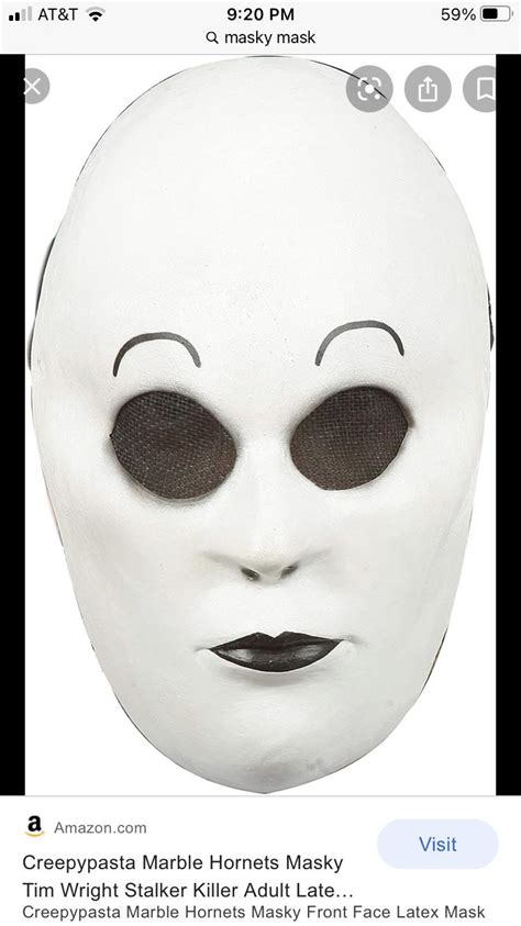 Marble Hornets Masky Mask