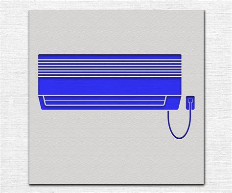 Air Conditioner Stencil Art And Wall Stencil Stencil Giant