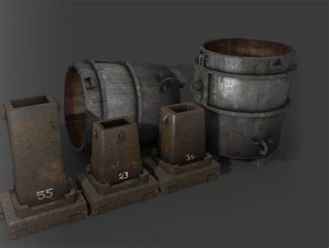 Steel Works Props | 3D Industrial | Unity Asset Store