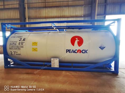 ISO Standard 20FT T7 T14 LDPE PTFE Lined Tank Containers For Chemical