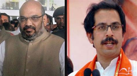 Shiv Sena Grows Cold To Amit Shahs Friendly Overture Shiv Sena Grows