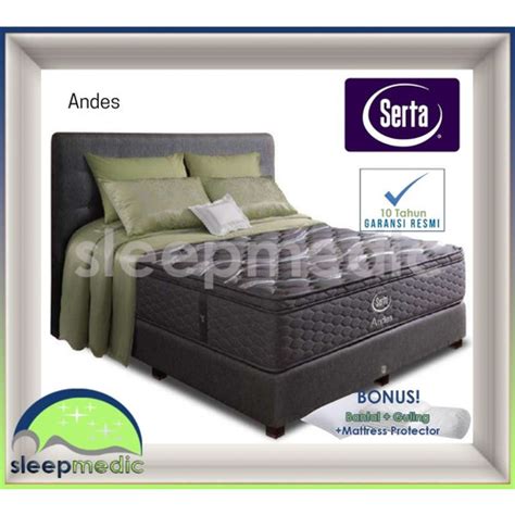 Promo SERTA SpringBed ANDES ( KASUR / SET ) 160 180 200 100 120 - Hanya ...