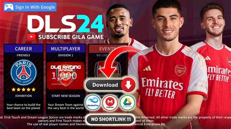 Dream League Soccer Mod Arsenal Fc Edition New Update Kits