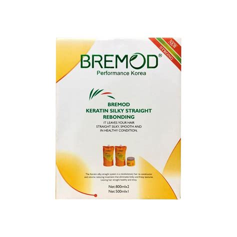 Bremod Keratin Rebonding Kit Silk Straight Rebonding Keratin Rebounding