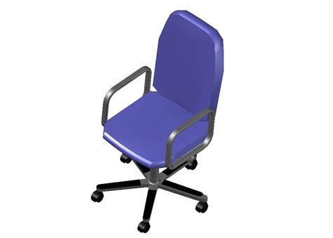 Office Chair 3d model Free Download - Cadbull
