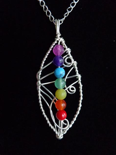 Seven Chakras Pendant Gemstones Pendant Meditation And Balance