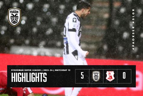 Highlights From Paok Vs Panserraikos Paokfc