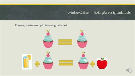 Vídeo aula 2 Matemática Relação de Igualdade YouTube