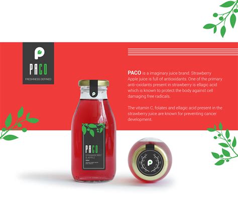 Paco Fruit Drink On Behance