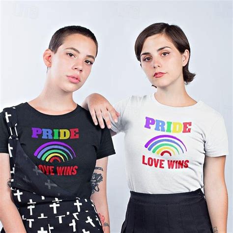 Lgbt Lgbtq T Shirt Pride Shirts Rainbow Pride Love Wins Lesbian For