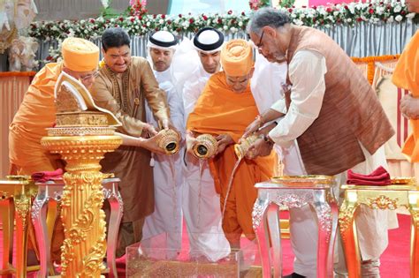 Abu Dhabi Construction On Hindu Temple Almost Complete Construction