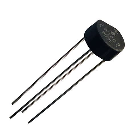 W10G-E4/51 General Semi/Vishay Diode Rectifier Bridge Single 1KV 1.5A 4-Pin Case WOG Bulk W10G-E4