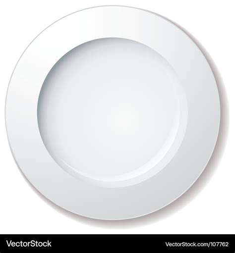 Dinner Plate Royalty Free Vector Image Vectorstock