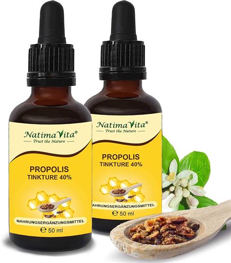 Propolis Tinktur 40 2 X 50 Ml Pure Hochdosierte Propolis Tropfen