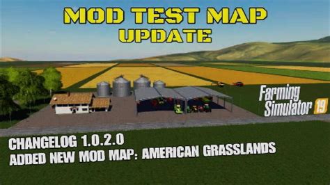 MOD TEST MAP UPDATE AMERICAN GRASSLANDS Map Tour Review On Farming