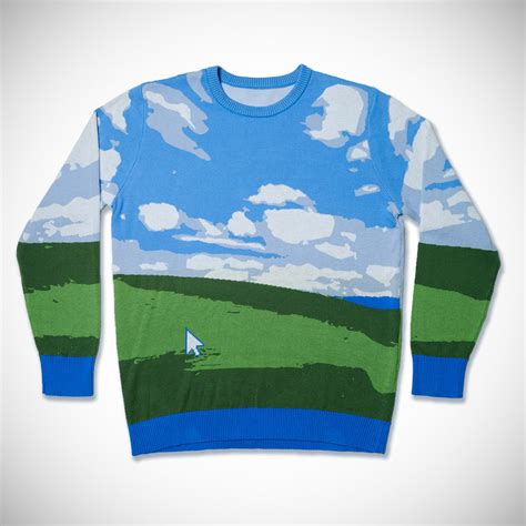 Microsoft Releases Windows XP Ugly Sweater Inspired By Bliss Wallpaper