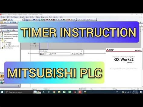 GX Works 2 Timer Instruction Using GX Works2 Mitsubishi PLC YouTube