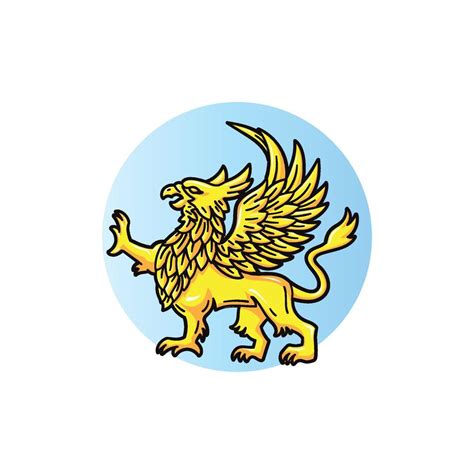 Griffin Mythology Colorful style 10066491 Vector Art at Vecteezy