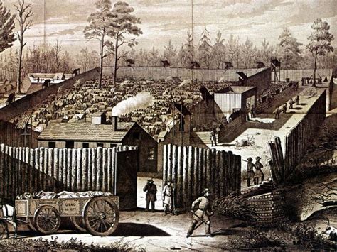 Camp Sumter Also Known As Andersonville Prison Was A Confederate Prisoner Of War Camp During