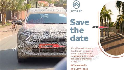 New Citroen SUV Debut Date 27th April 2023 - Official Teaser