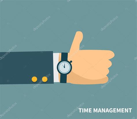 Time Management Concept Stock Vector By ©samoilik 127050210