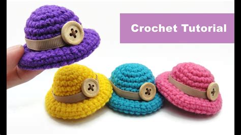 Easy Crochet Amigurumi Tutorial Doll Hat Youtube