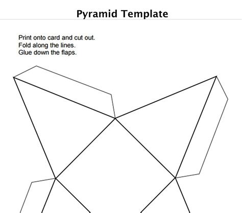 Blank Pyramid Template