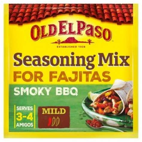 Old El Paso Smoky Bbq Fajita Seasoning Mix 35g Compare Prices And Buy Online