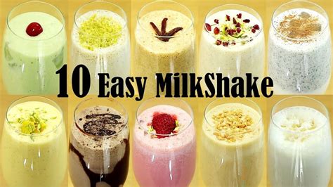 10 Easy Milkshake Recipe How To Make Milkshake At Home Milkshake