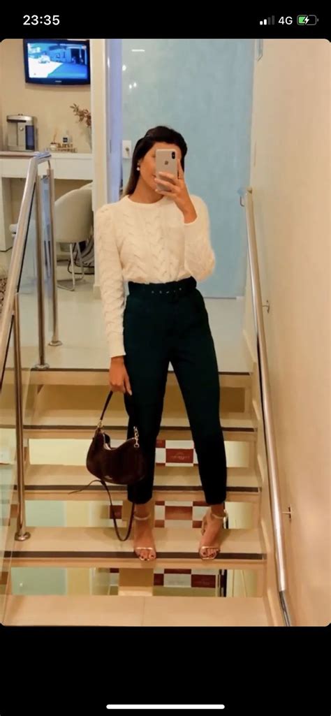 Pin De Nathalia Soranzo Em Look Com Calça Looks Estilosos Looks