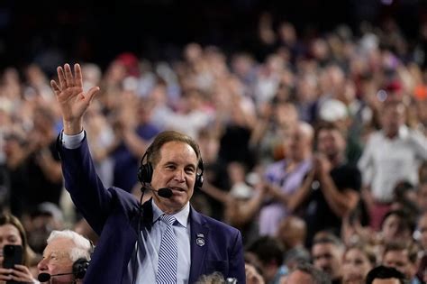 March Madness Watch Jim Nantz Sign Off With Farewell Message From His Last Final Four