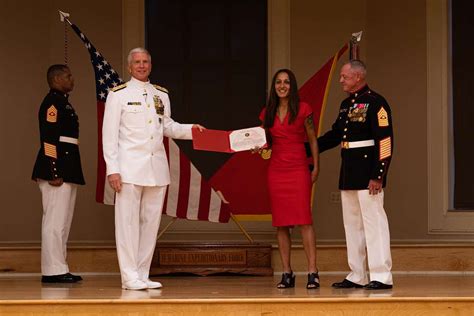 Us Navy Admiral Craig S Faller Awards Natasha Zickefoose Picryl